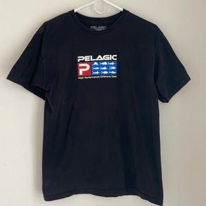 Pelagic Shirt Size Medium Black